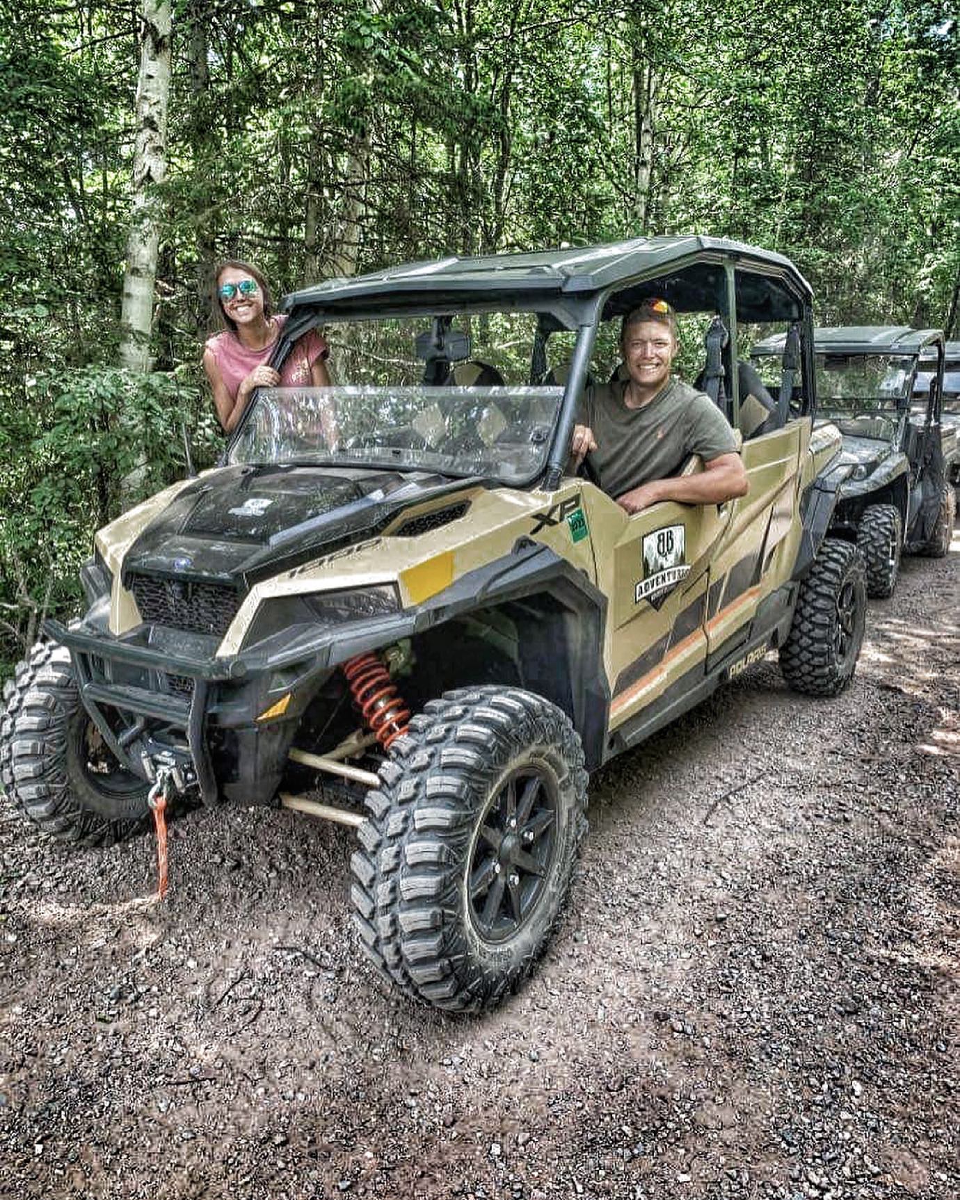 a man riding on the back of a truck